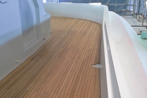 Yacht decking by Duca Solutions