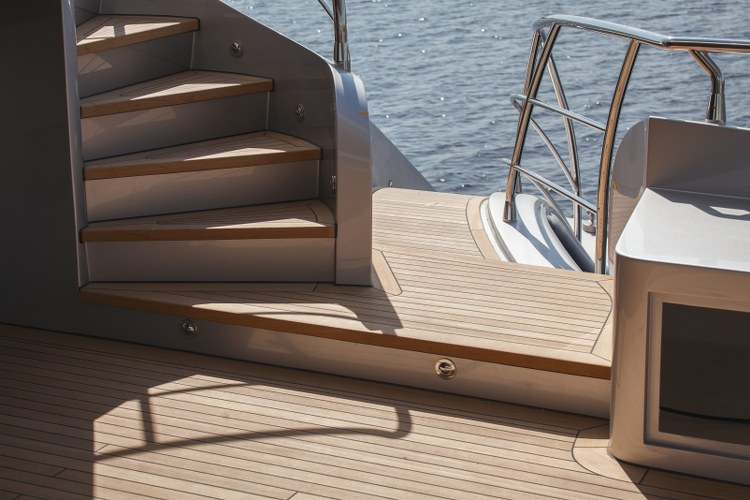 Teak decks super yacht by Duca Solutions