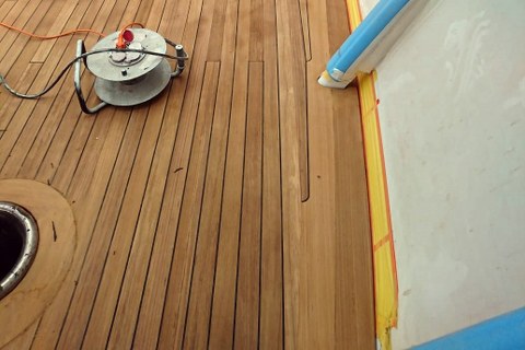 Teak covers installation by Duca Solutions