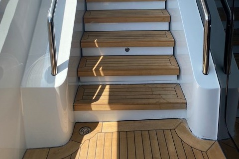 Installation of super yacht decking by Duca Solutions