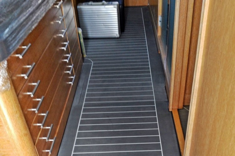 Esthec deck on motor yacht by Duca Solutions