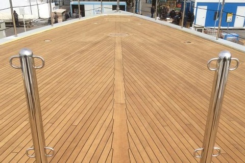 Marine teak stock for mega yachts by Duca Solutions