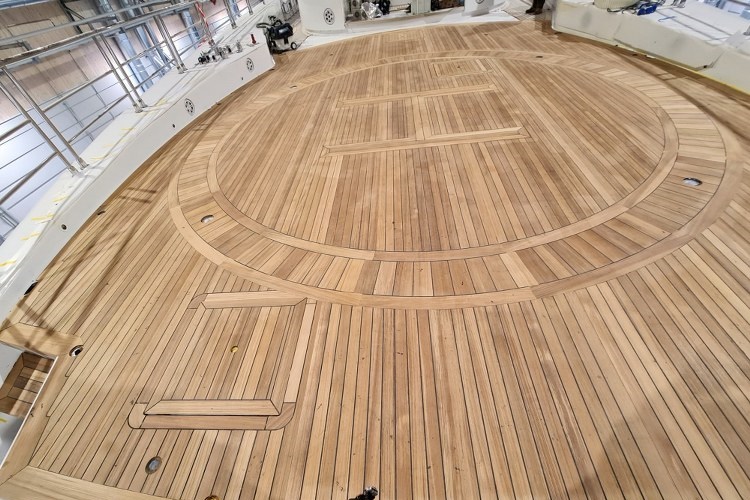 Luxury yacht carpentry for a yacht by Duca Solutions